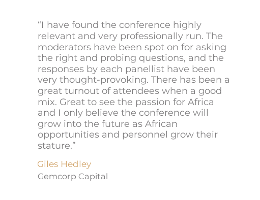 Africa Family Office Investment Summit Testimonial 4